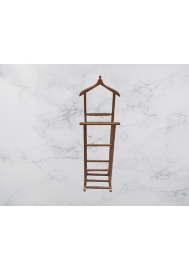 Dilsiz Uşak Çift Tepe Havlulu Model Parlak Ceviz Askılık Kayın To Ceviz