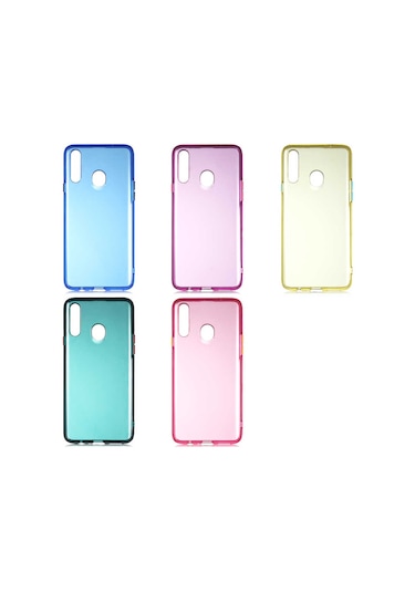 Samsung Uyumlu Galaxy A20s Kılıf Zore Bistro Kapak Mor