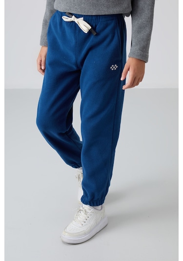 Tommy Life Parlament Kalın Yumuşak Dokulu Standart Fit Nakışlı Polar Erkek Çocuk Eşofman Alt - 11220 Parlament