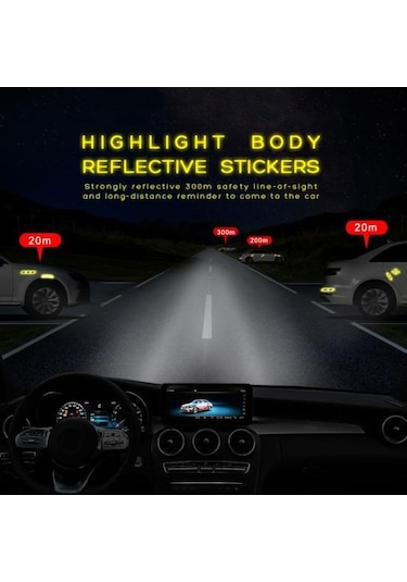 Mavi 1 Çift Şerit Yansıtıcı Bant Karbon Fiber Tahıl Kendinden Yapışkanlı 3d Doku Yüksek Parlaklık Isıya Dayanıklı