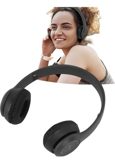 Bukrem Store BUK-P47 Bluetooth 5.0 Kulak Üstü Kulaklık