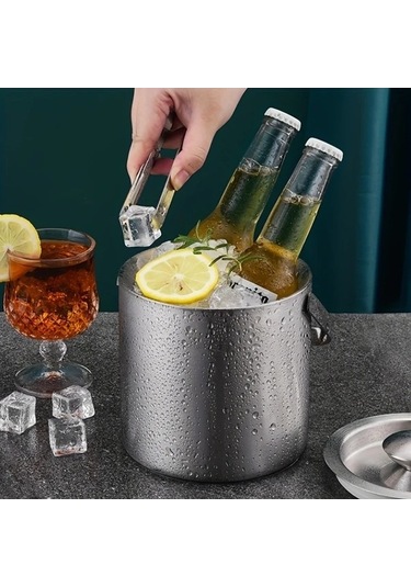 Fastbuy Paslanmaz Çelik 1.3l Filtreli İçecek Soğutucu, Kamp & Seyahat İçin Siyah