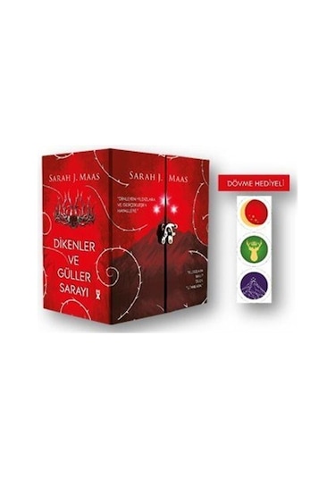 Dikenler Ve Güller Sarayı Kutulu Set (5 Kitap + Dövme Hediyeli) - Sarah J. Maas - DEX