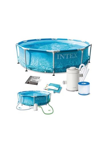 İntex 28208 305x76cm Beachside Prefabrik Havuz 220v Filtreli
