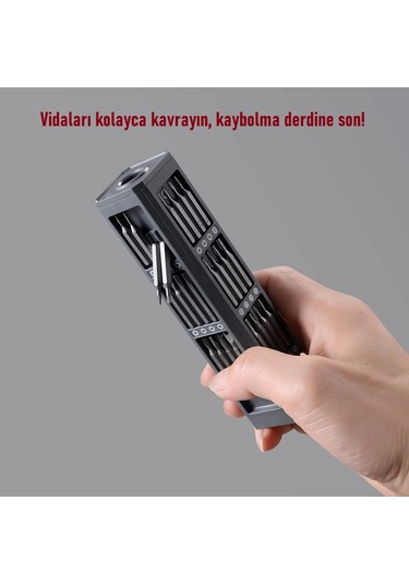 Venaliastore 46 İn 1 Hassas Tornavida Seti Manyetik S2 Çelik