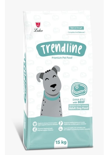Trendline Biftekli Yetişkin Köpek Maması 15 KG