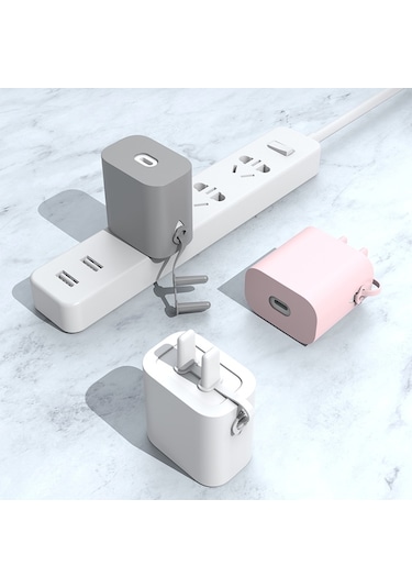 5w Ac01 Şarj Cihazı İçin Silikon Koruyucu Kapak Beyaz