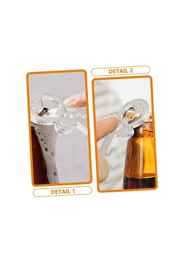 Seyahat Ve Kamp İçin Kolay Temizlenen Güçlü Metal Bira Şişe Açacağı Anahtarlık Aksesuarı Diğer