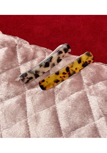 Barrette Havana Mama Saç Önü Tokası Çok  Renkli