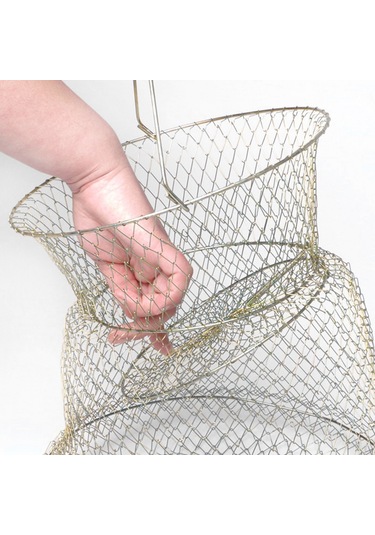 Yunboo Paslanmaz Çelik Balık Kafesi - Katlanabilir Ve Dayanıklı Galvanizli Tasarım