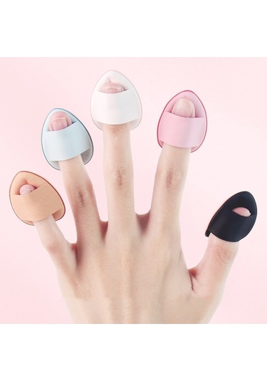 Melien Mini Puf Parmak Yüz Makyaj Süngeri 3'lü