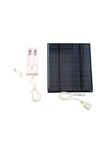 Trendooze Güneş Enerjili 2.5w Usb Şarj Cihazı: Aa/aaa Pil, Su Geçirmez, Kamp Şarjı
