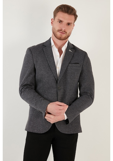Buratti Erkek Ceket Savue Siyah -535638757- Siyah