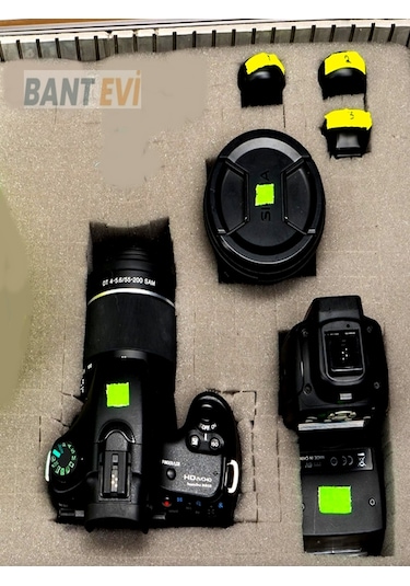 Yeşil Neon Bez Bant 19mmx25mt Tesa 4671 Sahne Kamera Bandı Gaffer