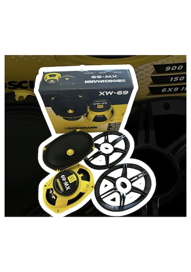 Boschmann Xw-69-900wmax-150w Rms-6''x9''-oval Midrange Hoparlör-2