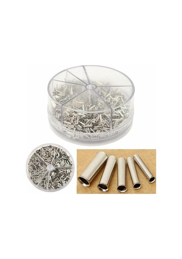 Novahub 1900 Adet Yalıtımlı Kablo Pabucu Tel Uç Kol Yüksük Kiti 0.5-2.5mm²