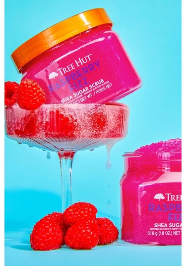 Tree Hut Raspberry Fizz Shea Sugar Scrub Vücut Peelingi 510gr