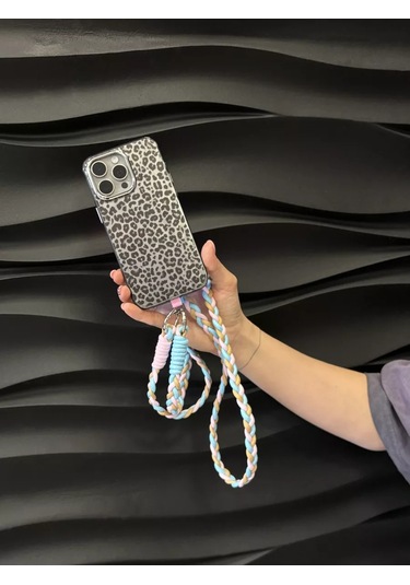 Yummy Case Telefon İçin Trendy Örgü Gökyüzü Mavi Şerit 235835825