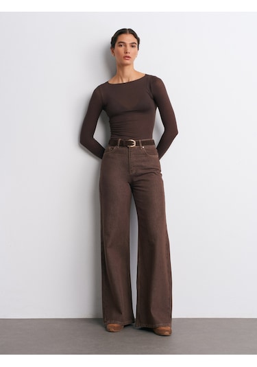 Dilvin 32122 Kayık Yaka Modal Kaşmir Ultra Hafif Bluz