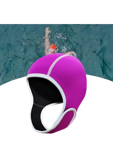 Suntek Scuba Diving Hood 2mm Neopren Dalış Wetsuit Kırmızı Kırmızı