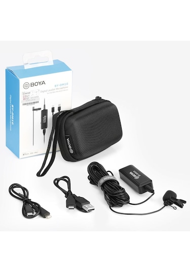 Boya By-dm10 Bilgisayar ve Iphone Yaka Mikrofonu