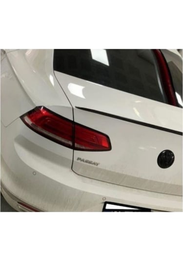 Spoiler Volkswagen Passat B8 - B8.5 Bagaj Üzeri Çıta -pianoblack -siyah + Çift Taraflı Bantlı-115 Cm