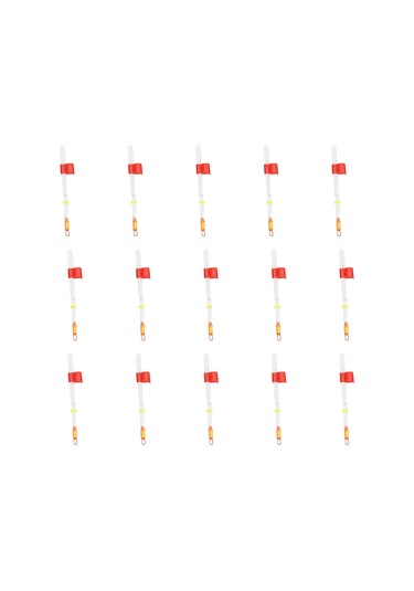 Xindoker Küçük Boy Beyaz Abssuzak Ucu 15 Adet - Kış Balıkçılığı İçin Elverişli, Hafif Ve Dayanıklı, Buzağı Balıkçılık Kamışlarıyla Uyumlu, 70mm Uzunluk