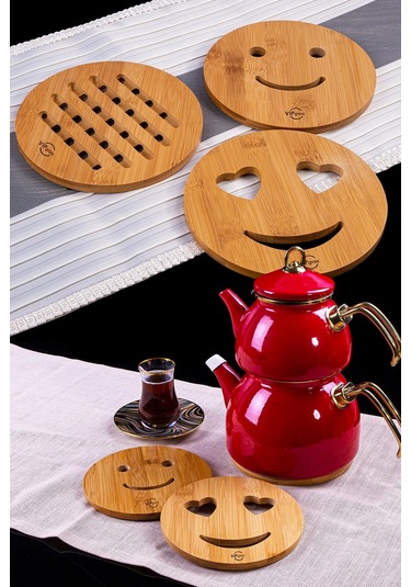 2'li Bambu Nihale Açık Kahverengi