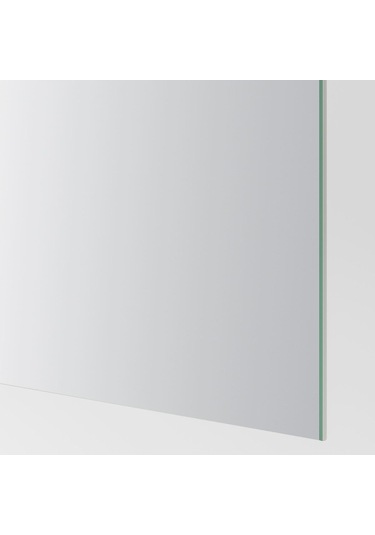 Sürgü Kapak, Beyaz Cam-ayna, 200x236 Cm Beyaz