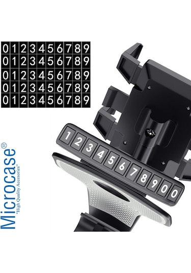 Microcase Numaratörlü Araç Içi Ön Panel Telefon Tutucu - Al2905