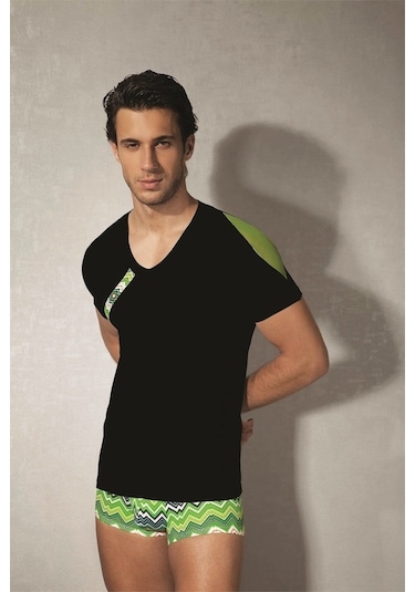 Doreanse Erkek Modal V Yaka Kısa Kol T Shirt 2575