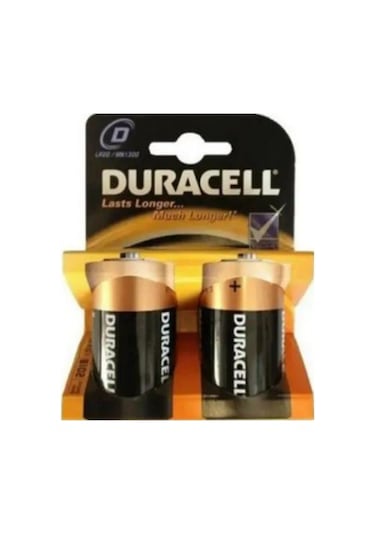 Duracell Lr20 D Büyük Pil 2li Kart
