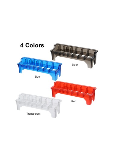 Reedark Saç Tıraş Tarakları İçin Düzenleyici Kutu, 4 Renk Seçeneği, Abs Malzeme, Kuaför Ve Ev Kullanımı İçin Siyah