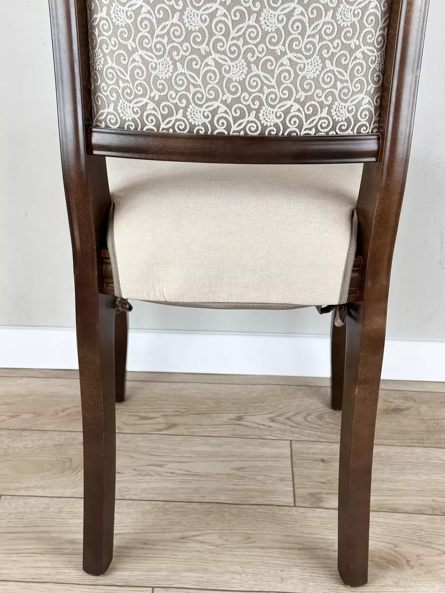 Acsenia Sandalye İçin Bağcıklı 45 45 Cm Oturma Minderi 179341479 Bej