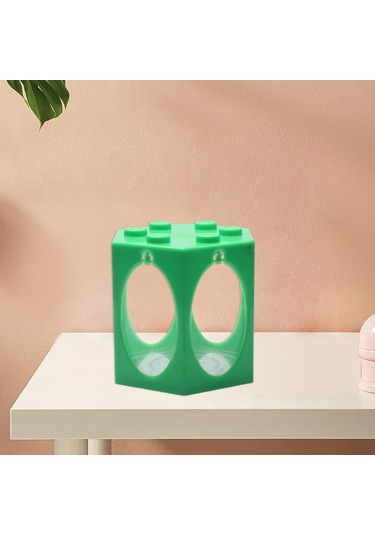 Suntek Mini Akvaryum Manzara Açık Süs Akvaryum Yuvarlak Yeşil