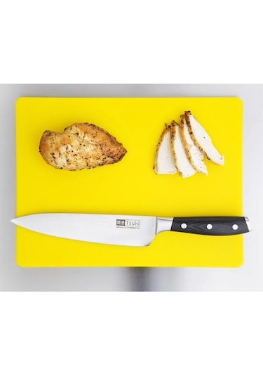 2'li Türkay 60x40x2 Cm Polietilen Kesme Tahtası Kesim Levhası Sarı 4757