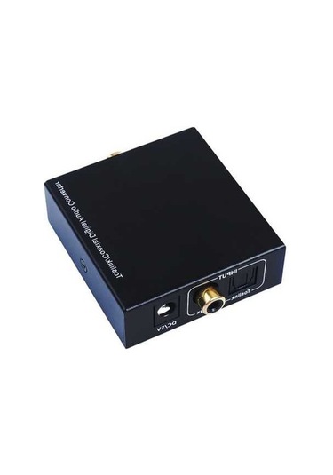 Pazly Optik Toslink Koaksiyel Adaptör - Dijital Ses Anahtarı Dönüştürücü, Tv/dvd/ps4 İçin Yedek, Çift Yönlü, Geniş Uyumluluk