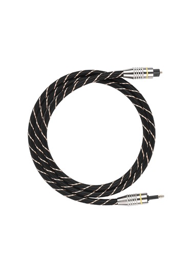 Moveevo Toslınk'den 3.5mm Mini Toslınk'a Fiber Optik Ses Kablosu 1m - Altın Kaplı, Düşük Kayıp, Elektriksel Yalıtım, 250mbit/s Bant Genişliği