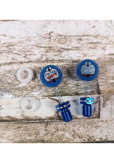 Cg Motosiklet Ayna Süsleme 10mm Düz Diş Doraemon