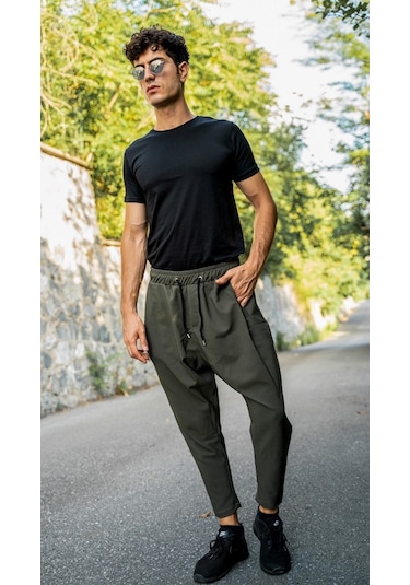 Baykim Sports Wears Modern Unisex Şalvar Pantolon Haki