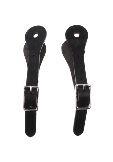 Homyl 2 Parça 22 Cm Binicilik Deri Spur Sapanlar Siyah Siyah