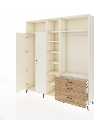 Hyperion Dolap 9 Raflı 3 Çekmeceli 2 Askılı 220x44x243 Aytaşı-aytaşı/çam Aytası/atlas Çam Hyperion Dolap 9 Raflı 3 Çekmeceli 2 Askılı 220x44x243 Aytaşı-aytaşı/çam Aytası/atlas Çam