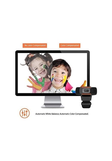Mikrofonlu 1080p Hd Webcam, 110 Derecelik Geniş Görünüm Açısıyla Akışlı Bilgisayar Web Kamerası, Görüntülü Arama Kaydı Konferans İçin Usb Pc Webcam