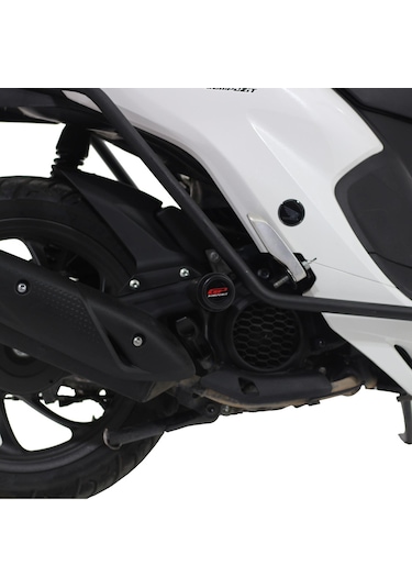GP Kompozit Honda Dio 2021-2022  Uyumlu Egzoz Koruma Takozu Siyah