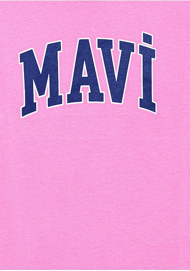 Mavi - Mavi Logo Baskılı Pembe Tişört 7610109-71033 Pembe