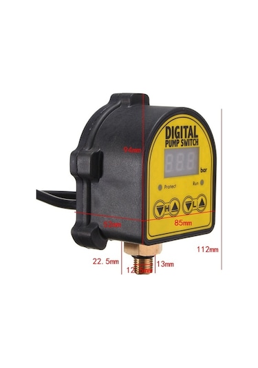 Pazly Otomatik Dijital Su Pompası Hidrolik Basınç Kontrol Anahtarı 10bar Akıllı Açma/kapama Diğer