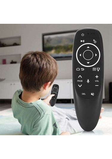 Ximistore9 G10s Pro Akıllı Sesli Kumanda: 2.4g Kablosuz Uçan Fare, Enfrared Kontrol Ve Öğrenme Özelliği - Pil Dahil Değil