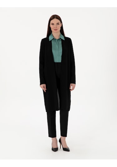 Pierre Cardin Kadın Siyah Hırka Triko 50306965-vr046 Siyah