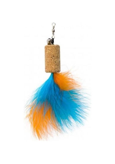 Eastland 4 x 2.2 CM Tüylü Çıngıraklı Mantar Kedi Oyuncağı