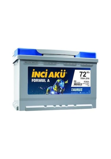 İnci 12V 72 Ah 700A EN Akü